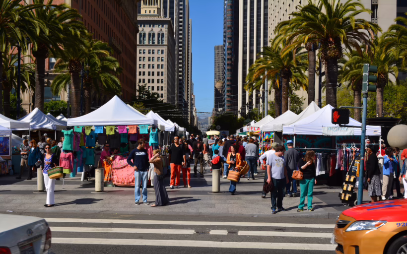 farmers markets around the world the Ferry Plaza farmer's market