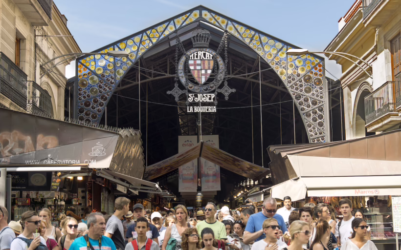 farmers markets around the world La Boqueria market