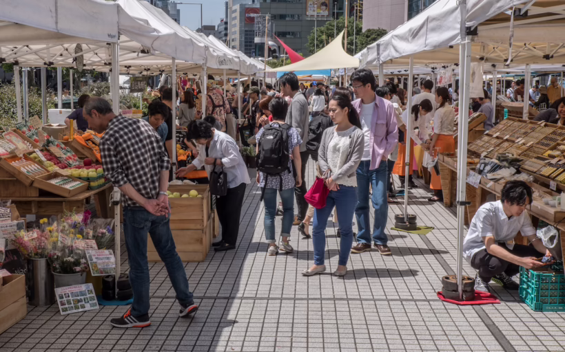farmers markets around the world UNU