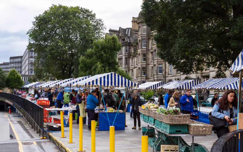 farmers markets around the world Edinburg