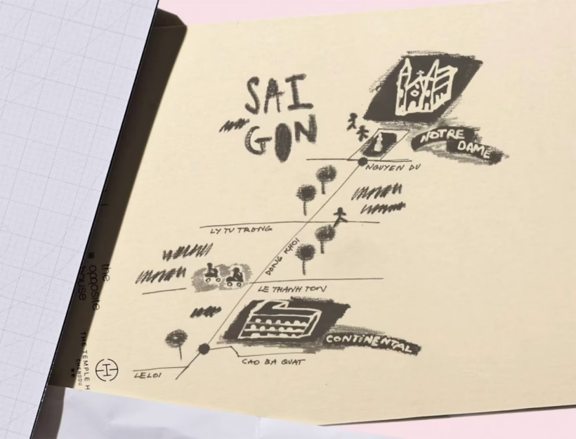 saigon illustrated map