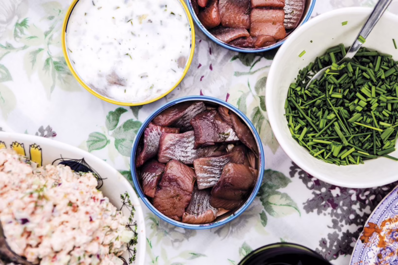 Swedish summer feast
