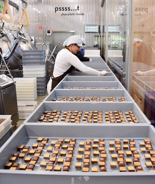 Zotter chocolate factory in Austra