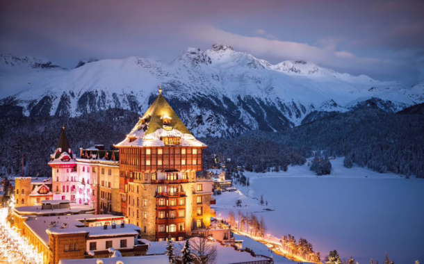 Badrutt's Palace hotel in St Moritz, Switzerland