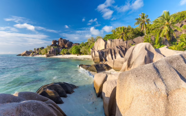 Anse Source d’Argent beach on La Digue Island, Seychelles