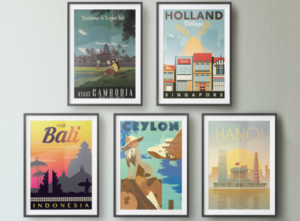 travel posters silkwinds