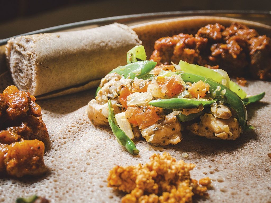 abyssinian ethiopian restaurant platter