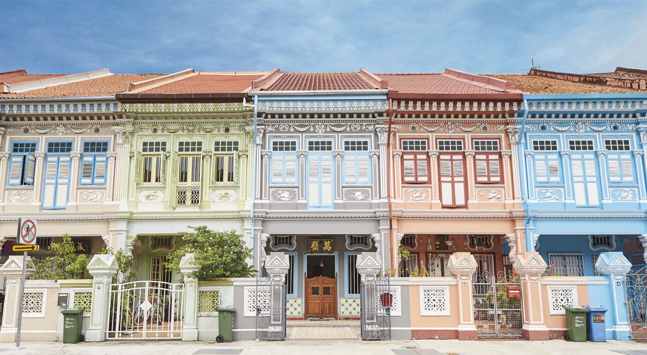 peranakan shophouses