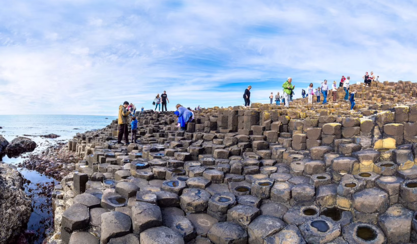 basalt columns at giants causeway