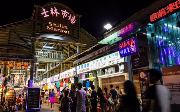 shilin night market in taipei