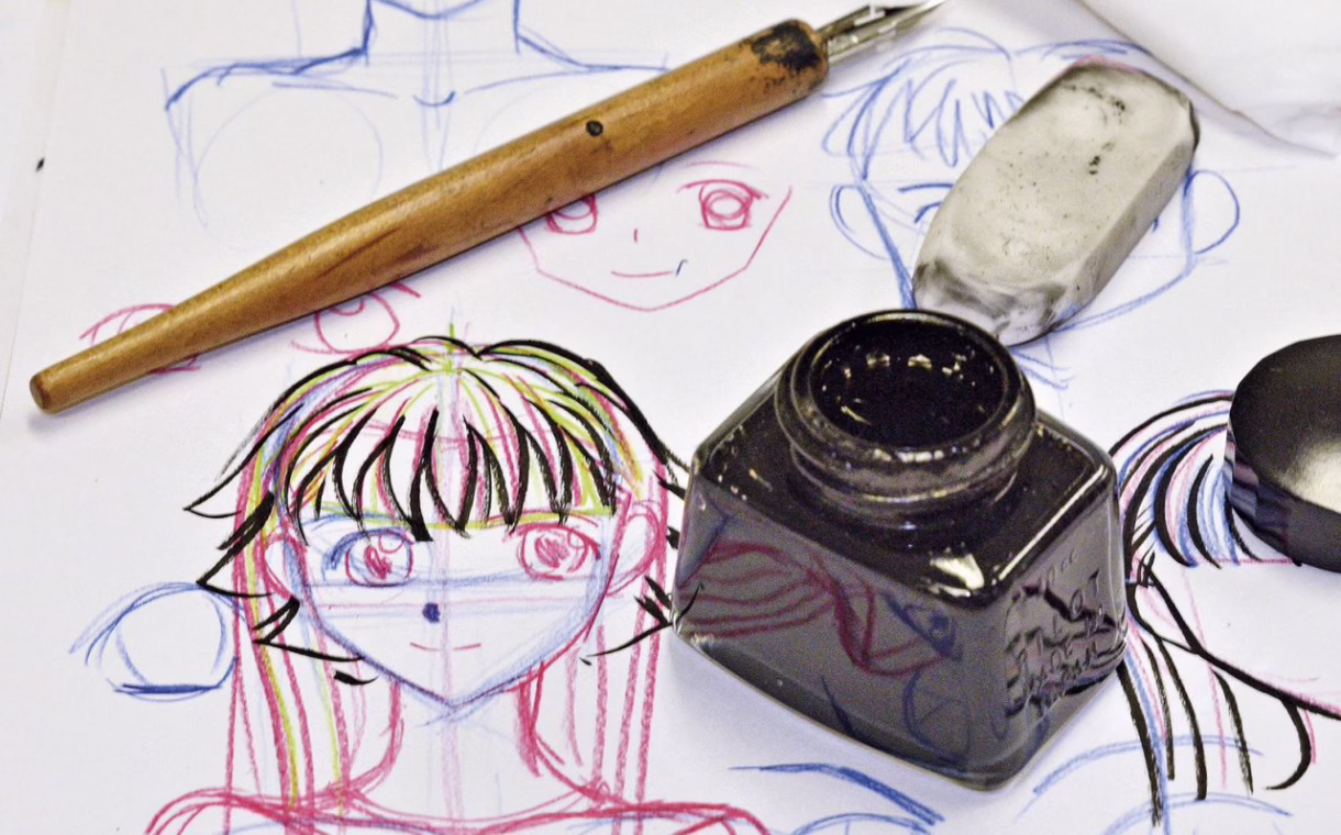 manga comics drawing class tokyo