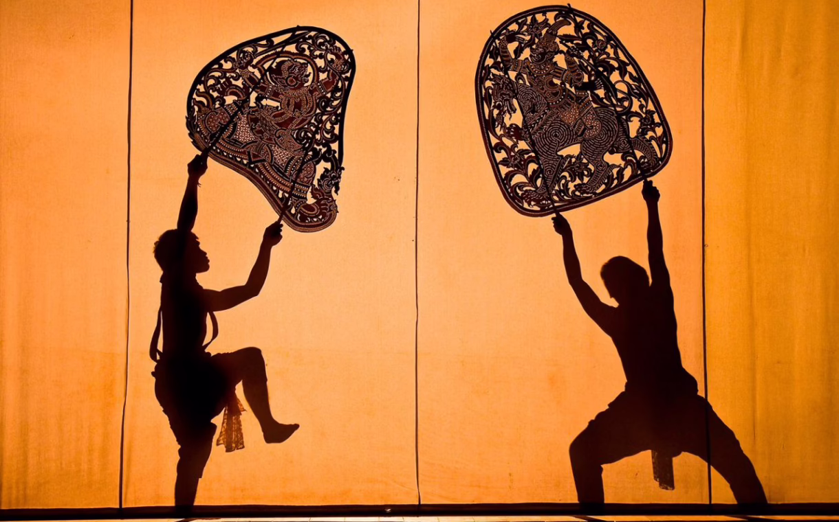 sbek thom shadow puppets cambodia
