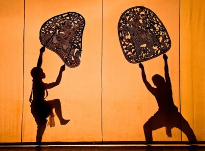 sbek thom shadow puppets cambodia