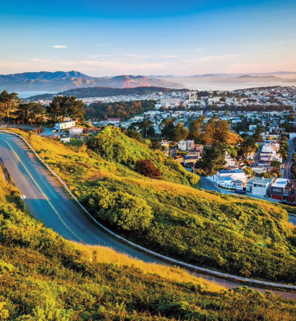 VIEW FROM TWIN PEAKS SAN FRANCISCO