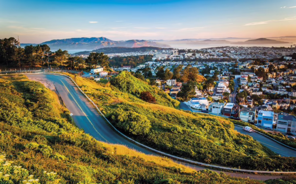 VIEW FROM TWIN PEAKS SAN FRANCISCO