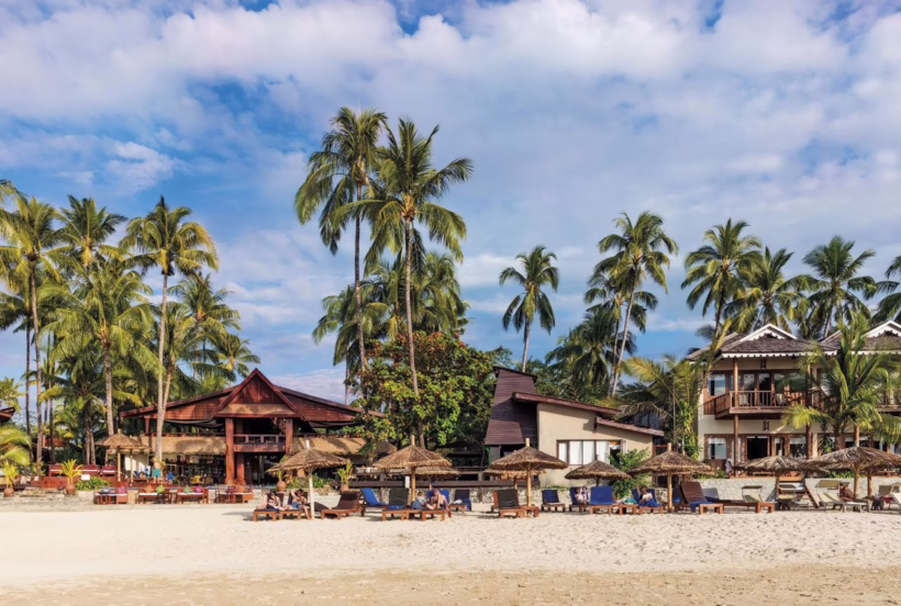beach resort at ngapali beach