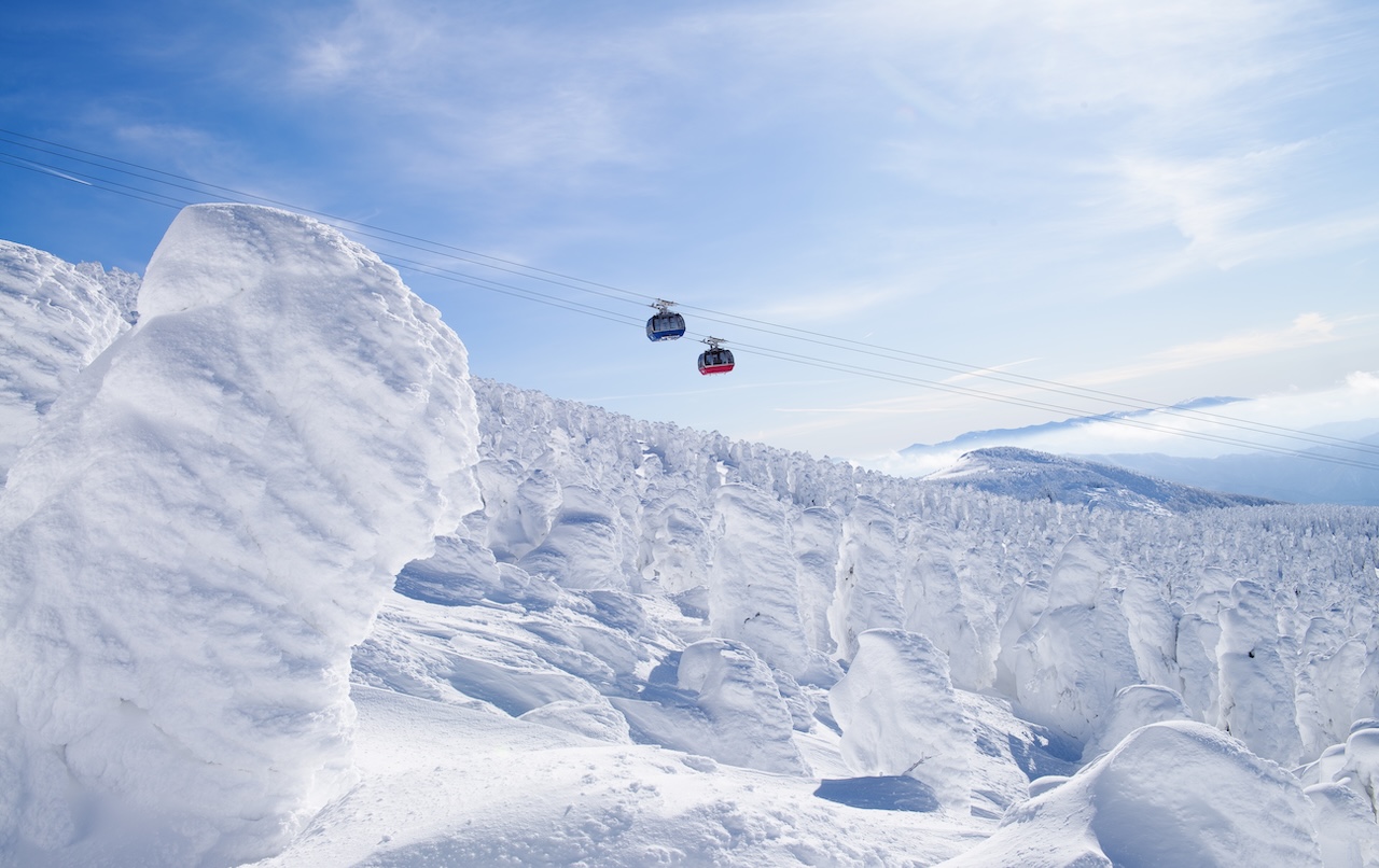 Snow monsters at Mt. Zao Silverkris ski destinations