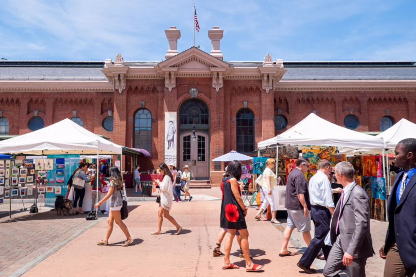 eastern market exterior washington