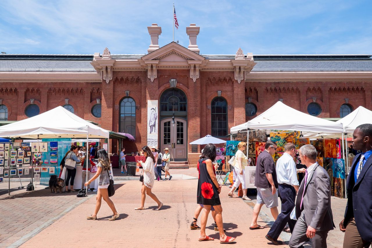 eastern market exterior washington