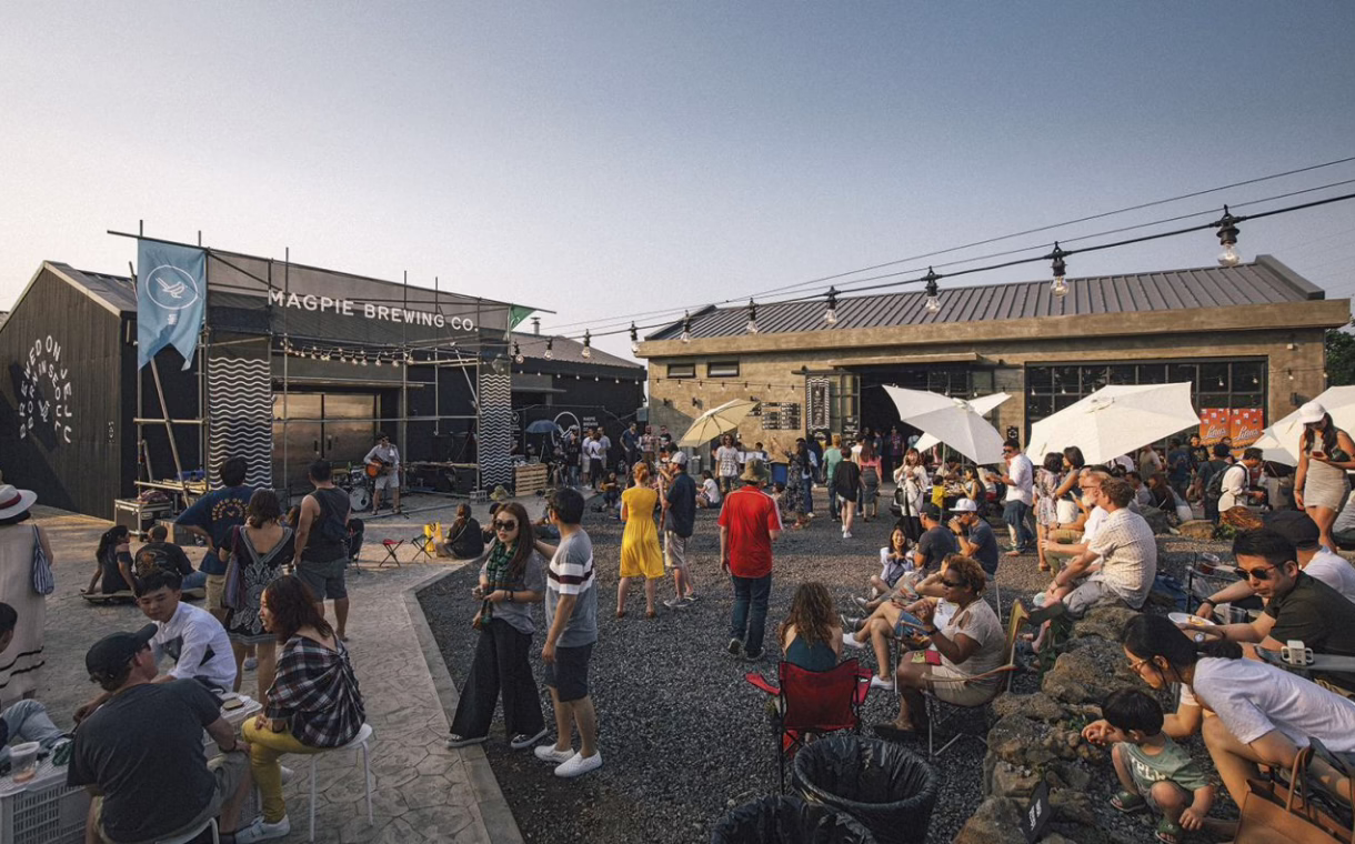 magpie brewing event jeju island