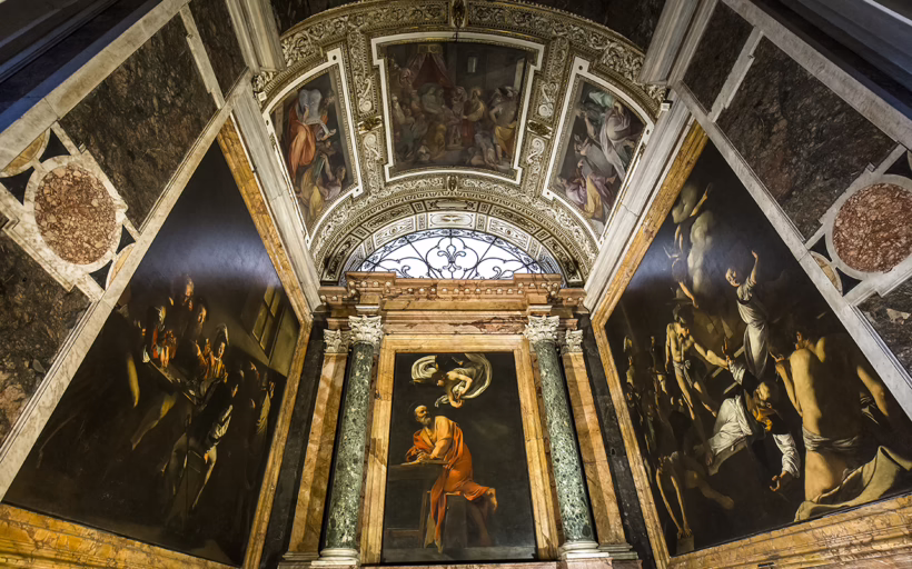 Caravaggio paintings at San Luigi dei Francesi (Photo: photogolfer / Shutterstock.com)