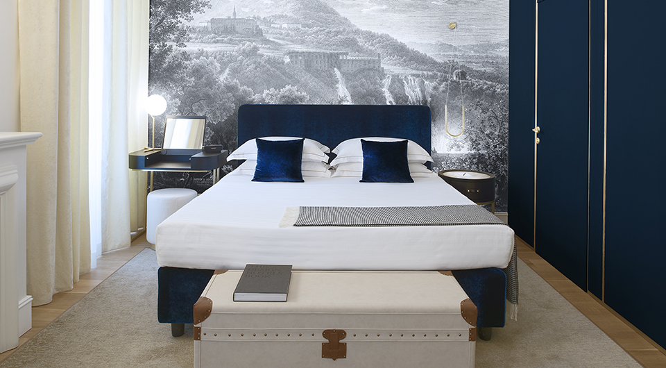 A guestroom at Elizabeth Unique Hotel