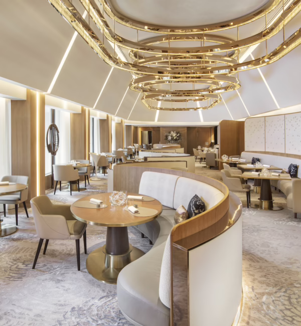 aesthetic restaurant indoor Amber Hong Kong