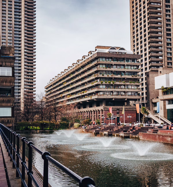 Building of Barbican Centre