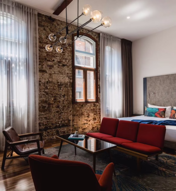 The Old Clare Hotel room