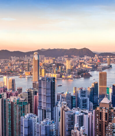 Victoria Peak skyline hong kong city