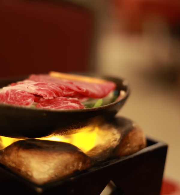 grilled meat robatayaki japanese style