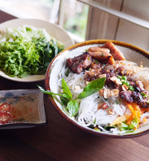 Bun Thit Nuong at The Old Compass Café