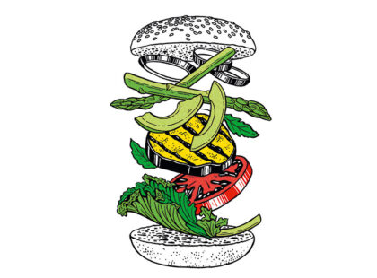 Vegan burger