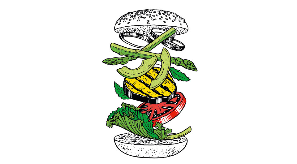 Vegan burger