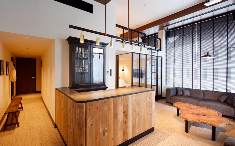 A suite at Trunk Hotel