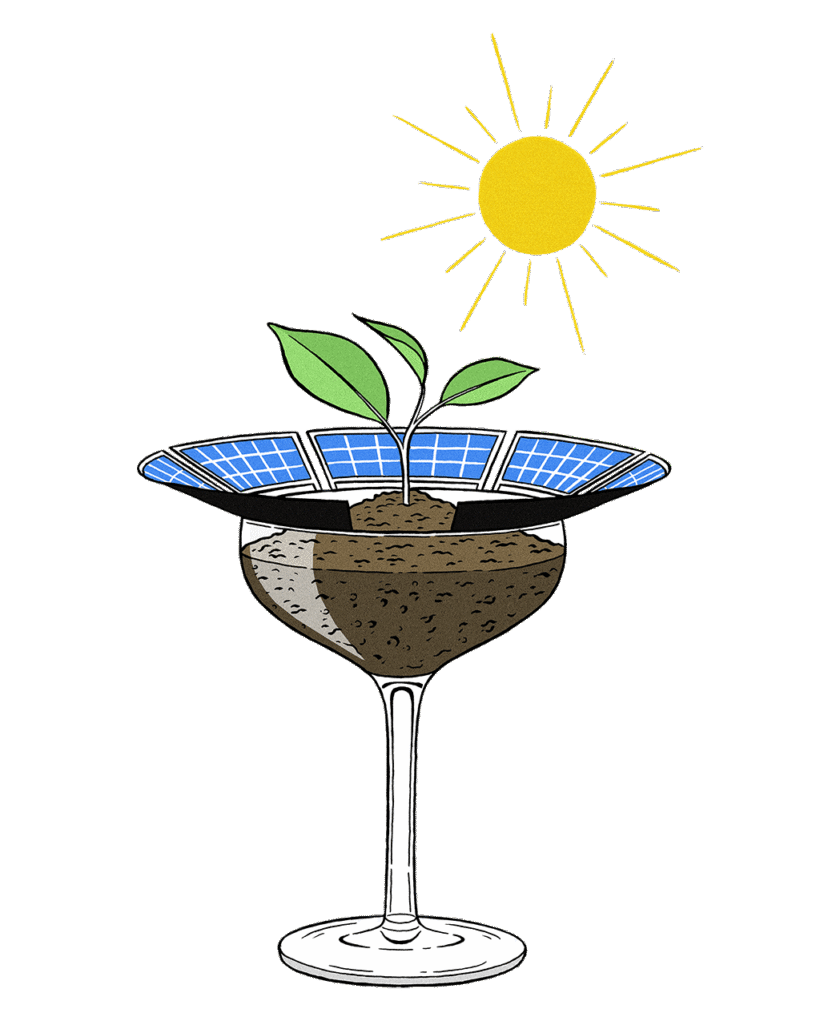 Sustainable cocktail
