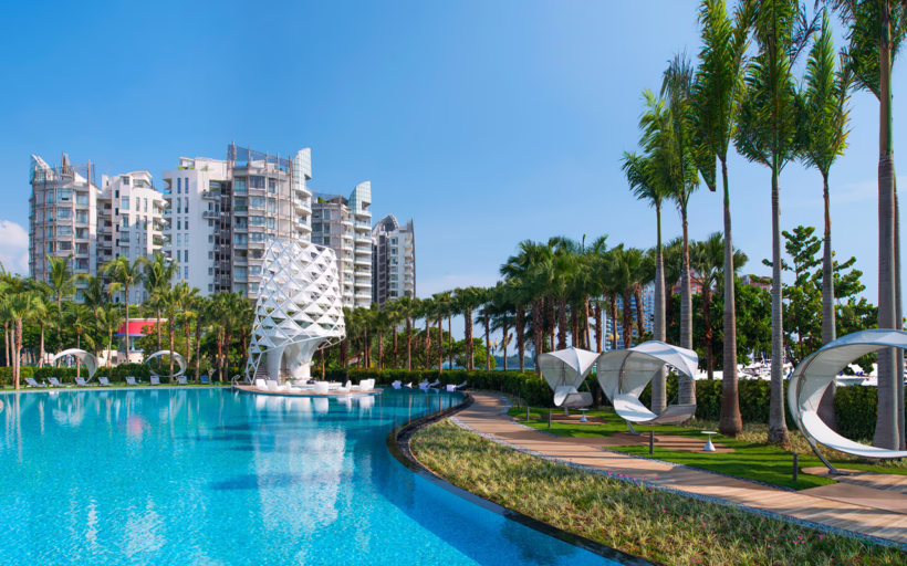 The pool at W Singapore