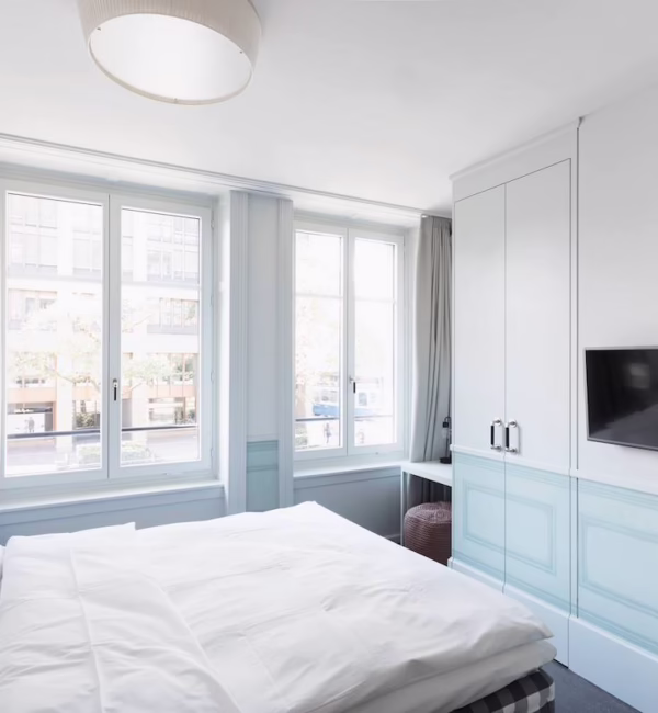 Hotel Helvetia bedroom city guide Zurich SilverKris