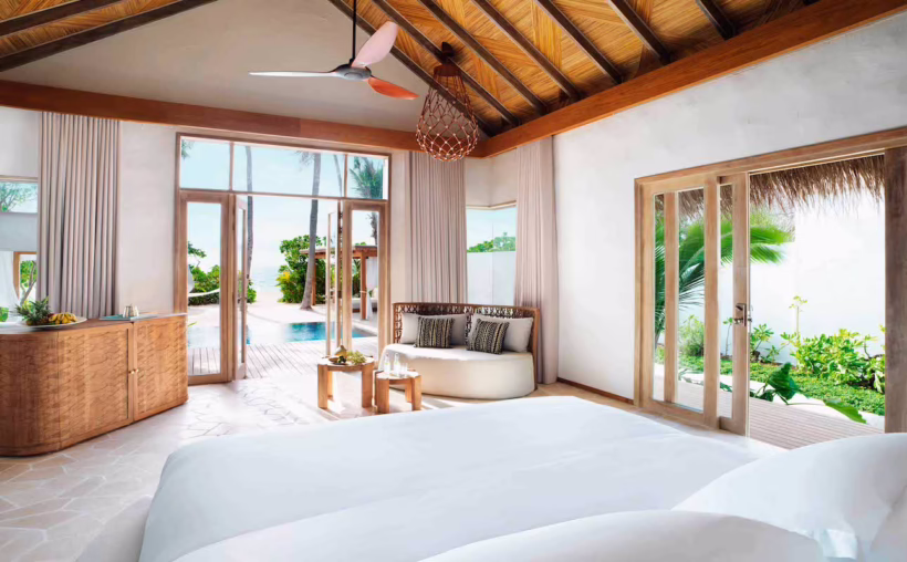 Relax post-dive in a Beach Villas