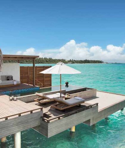 Fairmont Maldives water villa feature image