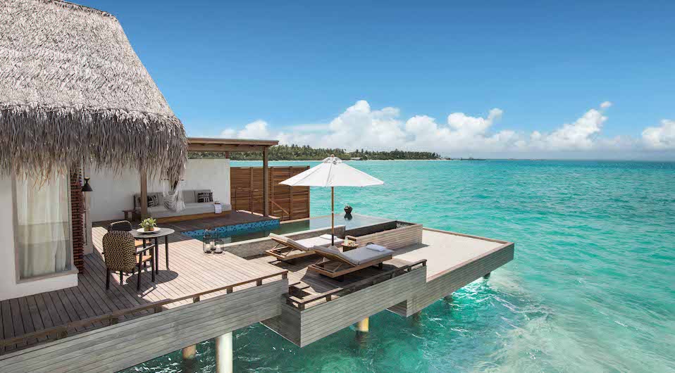 Fairmont Maldives water villa feature image