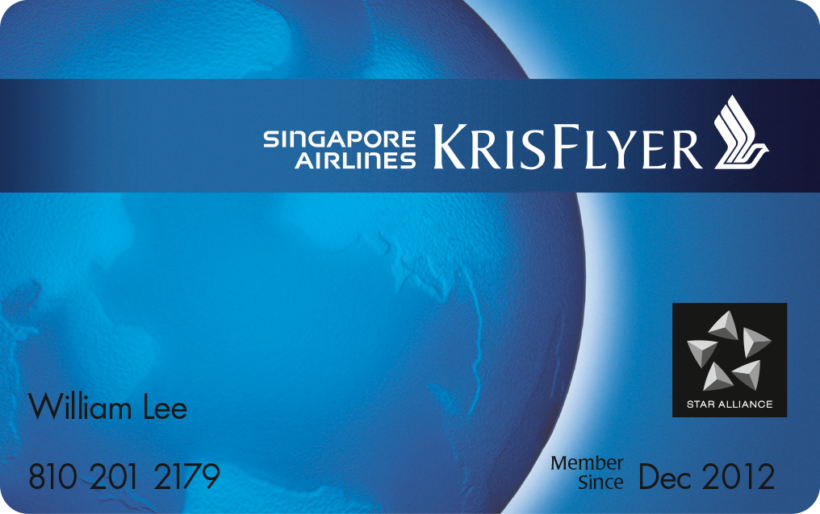 KrisFlyer member card