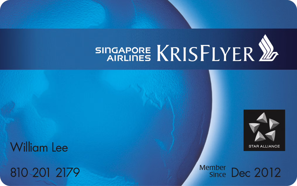 KrisFlyer member card