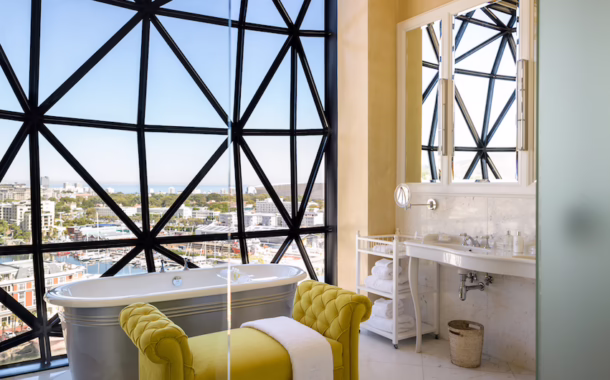 The Silo penthouse bathroom design hotel Silverkris