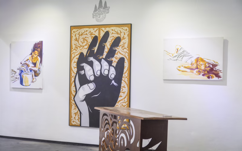 K bach gallery art works Silverkris phnom penh city guide