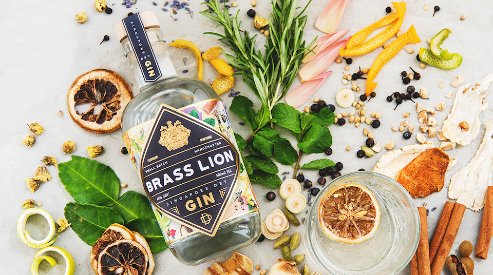 gin brass lion