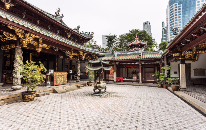 Thian Hock Keng Temple in Singapore