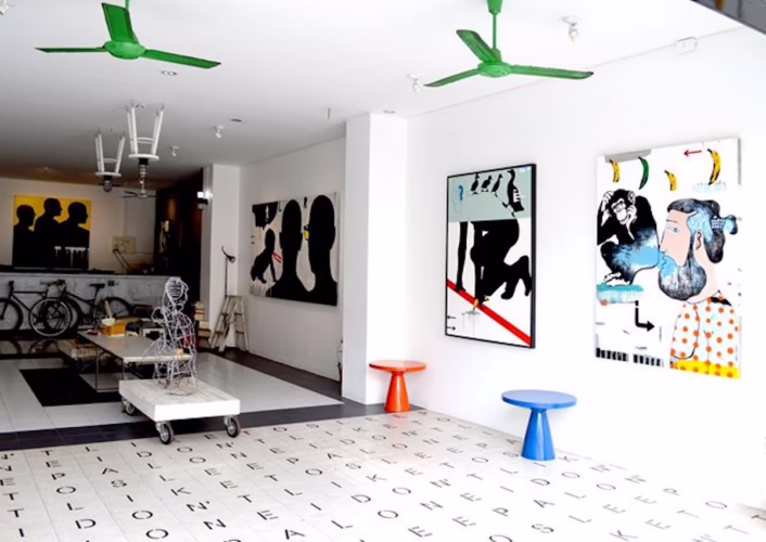 Art pieces in Wua Studio