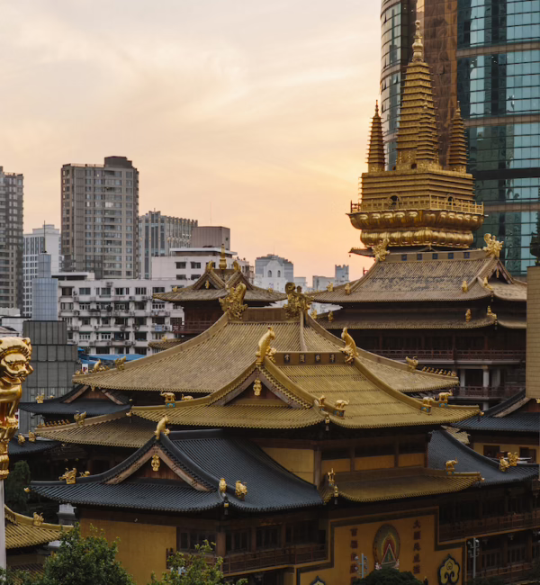 Jing'An temple Shanghai neighbourhood