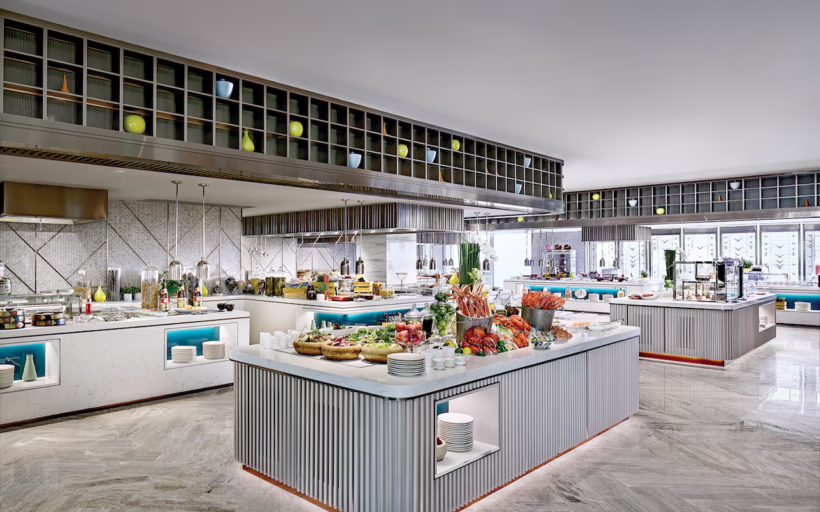 Cordis, Beijing Capital Airport Open Plan Kitchen Silverkris